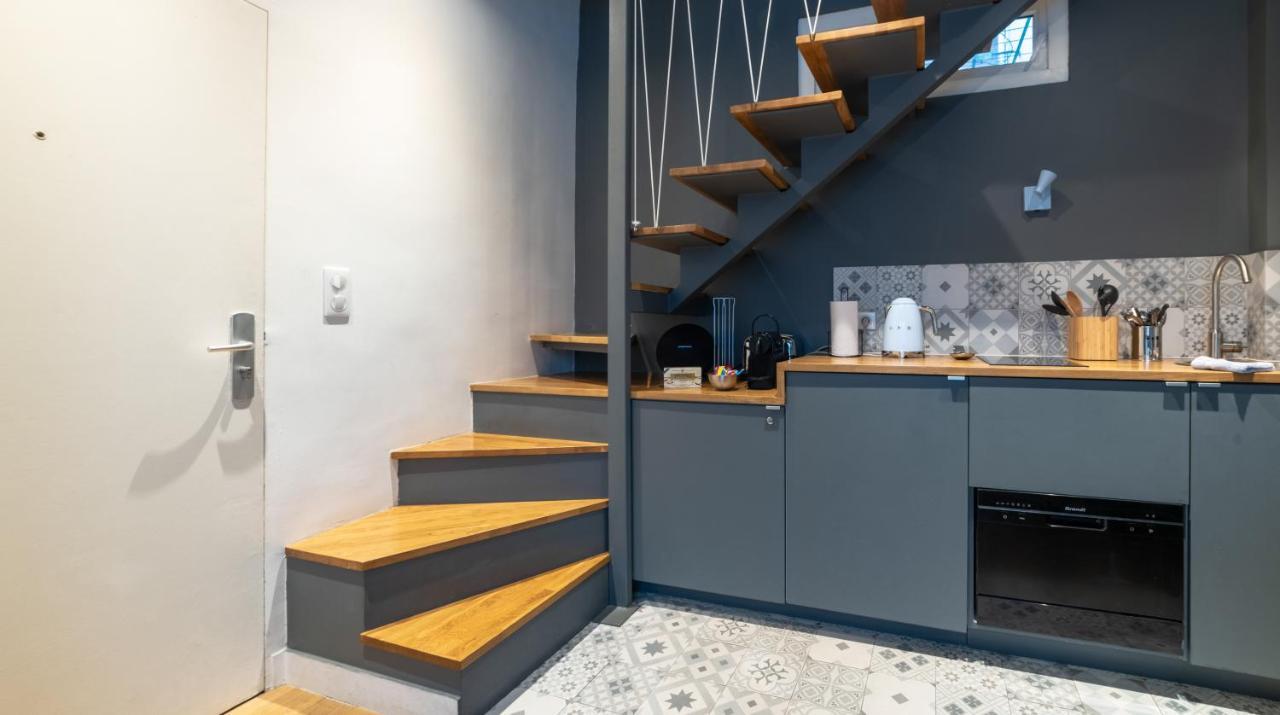 شقة Midoon Guest - Duplex D'Architect Paris 10Eme المظهر الخارجي الصورة